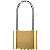 Cadeado Haste Longa Grande Dourado Senha 4 Digitos Reforçado - Imagem 2
