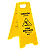 Cavalete Sinalizacao Cuidado Piso Molhado Amarelo Cuidado - Imagem 3