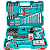 Kit Chave Impacto 3/4 20V 2 Bat 1350Nm+Ferramentas 138 Peças - Imagem 2