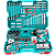 Kit Chave Impacto 3/4 20V 2 Bat 1350Nm+Ferramentas 138 Peças - Imagem 3