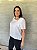 BLUSA LISA MANGA CURTA COM DECOTE ASSIMETRICO OFF WHITE - Imagem 2