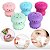 Esponja Polvo Silicone Limpeza e Esfoliante Facial - Imagem 3