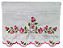 Toalha Bordada De Mão, Lavabo, Estampa: Ramos e Rosas. 30 x 45 cm Dohler - Imagem 1