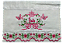 Toalha Bordada de Mão Lavabo com Borboletas Coroa e Laço para Personalizar - Imagem 1