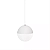 Pendente Redondo 13cm Aluminio e Vidro Branco GSG PD05 - Imagem 2