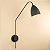 Arandela de Parede 75x12x48cm Metal Preto GSG AR09 - Imagem 4