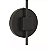 Arandela de Parede 75x12x48cm Metal Preto GSG AR09 - Imagem 3