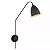Arandela de Parede 75x12x48cm Metal Preto GSG AR09 - Imagem 1