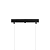 Pendente Tubo Retangular 80cm Alumínio Preto GSG PD12 - Imagem 3