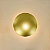 Arandela de Parede Redonda Indireta 19x7cm Aluminio Dourado GSG AR16 - Imagem 4