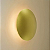 Arandela de Parede Redonda Indireta 19x7cm Aluminio Dourado GSG AR16 - Imagem 5