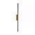 Arandela Direta LED 6W 3000K 60x1,7x1,7cm Aluminio Dourado GSG AR12 - Imagem 1