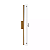 Arandela Direta LED 6W 3000K 60x1,7x1,7cm Aluminio Dourado GSG AR12 - Imagem 2