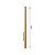 Arandela de Parede LED 13W 60x1,7x1,7cm Aluminio Dourado GSG AR13 - Imagem 3