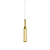 Pendente Cilindrico 17x2,5cm Aluminio Dourado GSG PD10 - Imagem 1