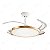 Ventilador com Luminaria LED 26x107cm Dourado Embu EBVL80172 - Imagem 1