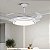 Ventilador com Luminária LED 43x106cm Branco Embu EBVL80002 - Imagem 4