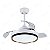 Ventilador com Luminária LED 37x91,4cm Preto e Branco Embu EBVL80332 - Imagem 1