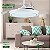 Ventilador com Luminária LED 37x91,4cm Branco Embu EBVL80335 - Imagem 4