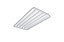 Luminária de Embutir para Forro 4xT8 6x61,8x61,8cm Aço GSG LE03 - Imagem 1
