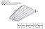Luminária de Embutir para Forro 4xT8 6x61,8x124,3cm Aço GSG LE04 - Imagem 2