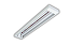 Luminária de Sobrepor com Refletor 2xT8 5,5x23x63cm Aço GSG LS01 - Imagem 1