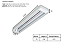 Luminária de Sobrepor com Refletor 2xT8 5,5x23x125,5cm Aço GSG LS02 - Imagem 2