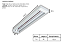 Luminária de Sobrepor com Refletor 4xT8 5,5x40x125,5cm Aço GSG LS04 - Imagem 2