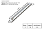 Luminária de Sobrepor com Refletor 2xT8 5,5x15x125cm Aço GSG LS06 - Imagem 2
