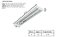Luminária de Embutir com Refletor 2xT8 6x23x61,8cm Alumínio GSG LE10 - Imagem 2