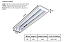 Luminária de Embutir com Refletor 2xT8 6x23x124,3cm Alumínio GSG LE11 - Imagem 2