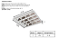 Luminária de Embutir 3 Aletas Brancas 4xT8 7x25,4x61,8cm GSG LE21 - Imagem 2