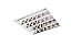 Luminária de Embutir 3 Aletas Brancas 4xT8 5,5x61,8x61,8cm GSG LE27 - Imagem 1