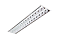 Luminária de Embutir 10 Aletas Brancas 4xT8 5,5x61,8x124,3cm GSG LE28 - Imagem 1