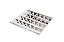 Luminária de Embutir 6 Aletas Brancas 4xT8 5,5x61,8x63,5cm GSG LE36 - Imagem 1