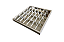 Luminária de Sobrepor 6 Aletas Brancas 2xT8 7x26x63cm GSG LS21 - Imagem 1