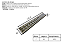 Luminária de Sobrepor 14 Aletas Brancas 4xT8 7x62x125,5cm GSG LS24 - Imagem 2