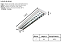 Luminária de Sobrepor 14 Aletas 2xT8 7x26x125,5cm GSG LS30 - Imagem 2
