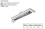 Luminária de Sobrepor 10 Aletas 2xT8 7x26x125,5cm GSG LS38 - Imagem 2