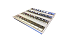 Luminária de Sobrepor Aletada 2xT5 4,2x24x61,8cm GSG LE59 - Imagem 1