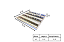 Luminária de Sobrepor Aletada 2xT5 4,2x61,8x61,8cm GSG LE61 - Imagem 2