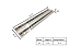 Luminária de Sobrepor Aletada 2xT5 4,2x61,8x121,3cm GSG LE62 - Imagem 2