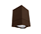 Spot de Sobrepor Quadrado para PAR20 12,5x9x9cm Marrom GSG SP08 - Imagem 2