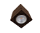 Spot de Sobrepor Quadrado para PAR20 12,5x9x9cm Marrom GSG SP08 - Imagem 1
