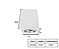 Spot de Sobrepor Quadrado para AR70 12,5x9x9cm Branco GSG SP10 - Imagem 2