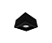 Spot de Sobrepor Quadrado para Dicroica 12x12cm Preto GSG SP18 - Imagem 1