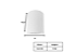 Spot de Sobrepor Redondo para PAR20 12,5x9cm Branco GSG SP34 - Imagem 3
