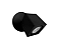 Spot Arandela Quadrado para Dicroica 7,5x7x7cm Preto GSG SP45 - Imagem 1