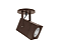 Spot Arandela Quadrado para PAR20 12,5x9x9cm Marrom GSG SP50 - Imagem 1