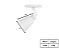 Spot Arandela Cônico para Dicroica 9x7cm Branco GSG SP52 - Imagem 2